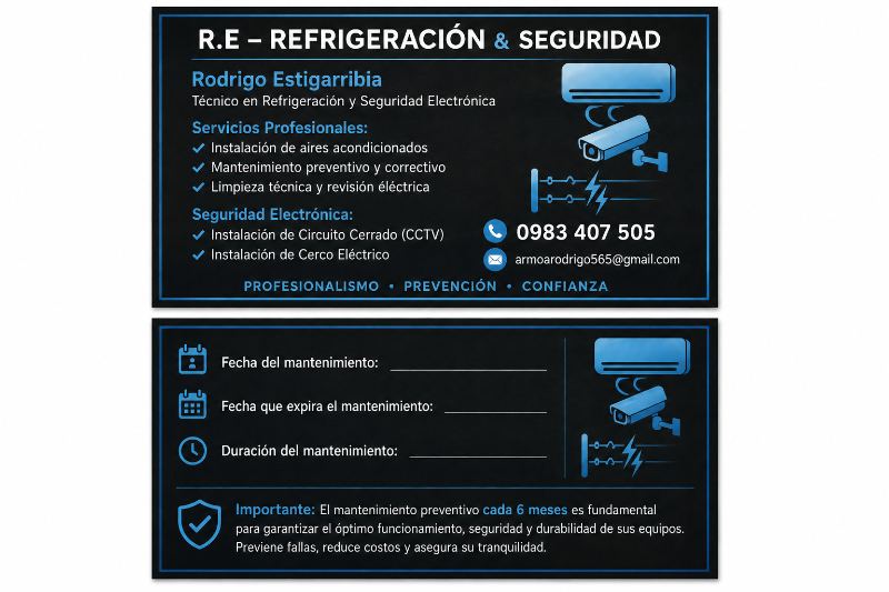 R. E Refrigeración y Seguridad